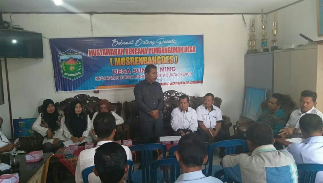 Musrenbang di Desa Sungai Ning.
