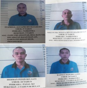 Polisi Buru 4 Napi Kabur Dari Rutan Klas II B Sungai Penuh, Warga Diharapkan Waspada