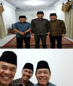Setelah HBA, Giliran Bupati Merangin, Al Haris dan Edi Purwanto Bertandang ke Kediaman Adirozal
