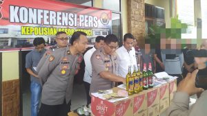 21 Kasus Dalam Operasi Pekat Polres Kerinci dan 50 Tersangka