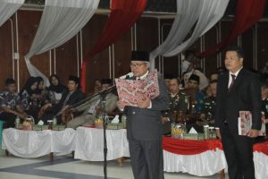Tangis Haru Saat Wabup Kerinci Ami Taher, Kukuhkan Paskibraka Tahun 2019