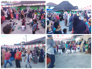Begini Suasana Perayaan HUT RI Ke-74 di Desa Sebukar