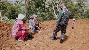Tingkatkan kesadaran Warga, Satgas TMMD Kerinci Selalu Himbau Pencegah Penyebaran Covid-19