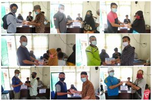 Pemdes Sebukar Salurkan BLT DD Tahap 7, 8, dan 9 Sekaligus