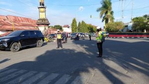 Antisipasi Curanmor dan Macet, Satlantas Polres Kerinci Siaga Dibeberapa Titik