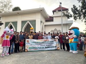 Sambut Ramadhan, Warga Dua Desa Koto Iman Gelar Pawai Keliling Kampung