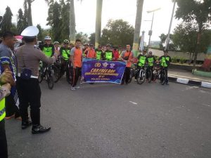 HUT ke-67 Lalu Lintas Bhayangkara, Satlantas Polres Kerinci Laksanakan Car Free Day