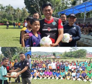 Ketua Asprov PSSI Jambi Fadhil Arif Berikan Bantuan Kepada SSB Kerinci dan Sungai Penuh
