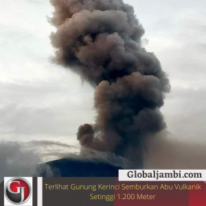 Pasca Erupsi, Bidang Mitigasi Gunung Api PVMBG Minta Agar Pemkab Kerinci Bagikan Masker