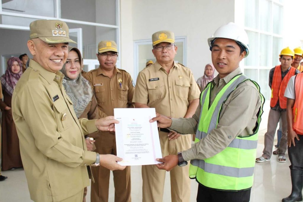 Dinas PUPR Kerinci Gelar Pelatihan Tukang, 100 Peserta Dapat Sertifikat