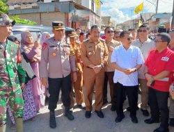 Pj Bupati Kerinci Asraf Dampingi Yusuf Kalla Tinjau Korban Banjir di Tanah Cogok