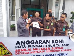 Terkait Kasus Dana Hibah Koni Sungai Penuh, Akan Ada Aksi Besar-besaran