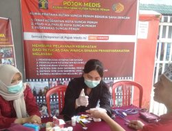 Tim Medis Rutan Kelas II B Sungai Penuh Berikan Layanan Pojok Medis Klinik Pratama