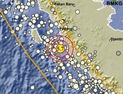 Gempa Bumi Senin Pagi ini Terasa Kuat di Kerinci dan Sungai Penuh, Ini Titik Lokasi Gempa