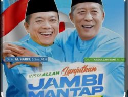 Haris-Sani Menangi Semua Dapil di Jambi : Berikut Perolehan Suaranya