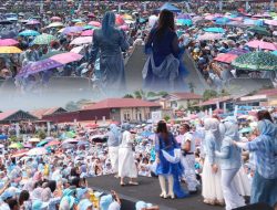 Dari Siang, Ribuan Pendukung Sudah Padati Lapangan Pasar Senin Hadiri Kampanye Akbar Monadi – Murison