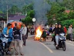Diduga Bentrok Antar Pemuda, 1 Meninggal Dunia, Jalan Sempat Diblokir Warga