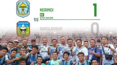 PS Kerinci Berhasil Raih 3 Poin Laga Perdana di Gubernur Cup 2025, Hari ini Versus Ps Tebo