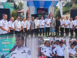 Wabup Kerinci Murison Bernostalgia di Dinas Pendidikan Saat Acara Pelepasan Purna Tugas