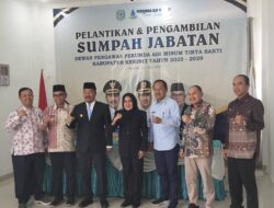 Bupati Kerinci Monadi Resmi Lantik Maya Novefry sebagai Dewan Pengawas PDAM Tirta Sakti Kerinci