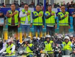 Safety Riding Bhayangkara ke-79, Bupati Kerinci Monadi Salam Satu Aspal Bersama Komunitas Otomotif