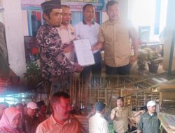 Bupati Kerinci Monadi Tetapkan Batang Sangir Sentra Peranakan Kambing Etawa di Kerinci