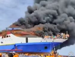 Tragedi Laut Sulut : KM Barcelona V Terbakar di Tengah Laut, 5 Penumpang Tewas