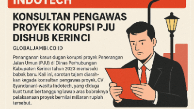 CV Syandananirwasita Indotech, Konsultan Pengawas Proyek Korupsi PJU Dishub Kerinci Kebal Hukum ?