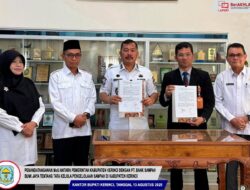 Wujud Serius Tangani Sampah, Bupati Kerinci Monadi Teken Dua MoU Strategis