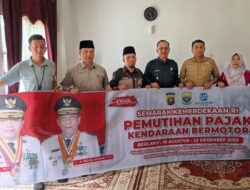 Wabup Murison Imbau Seluruh Kades di Kerinci Pasang Spanduk Himbauan Pemutihan Pajak Kendaraan