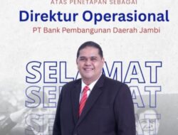 Zulfikar Resmi Jabat Direktur Operasional Bank Jambi