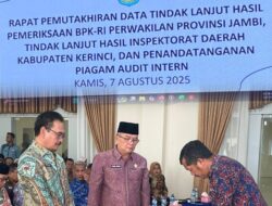 Inspektorat Kerinci Gelar Rakor Evaluasi Semester I 2025,Bupati Monadi Targetkan Penyelesaian TLHP Minimal 80%