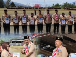 Bupati Kerinci Monadi Pimpin Apel Besar Hari Pramuka ke-64