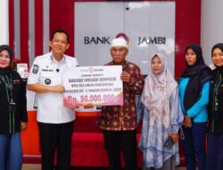 Hadiah Fantastis, Nasabah Bank Jambi Raih Rp100 Juta di Undian Simpeda Nasional