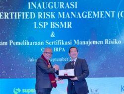Dirut dan Direktur Treasury, Dana, IT dan Digital Bank Jambi Resmi Sandang Gelar Certified Risk Management (CRM)