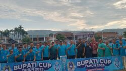 Semarak dan Penuh Kekeluargaan, Turnamen Sepak Bola Bupati Kerinci Cup 2025 Resmi Dibuka