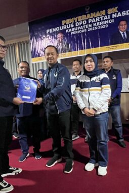 Breaking News !! Wabup Murison Resmi Pimpin DPD Partai NasDem Kerinci Periode 2025–2029