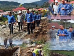 Wujud Nyata Komitmen, Bupati Kerinci Monadi Tinjau Jalan Pertanian Kebun Baru