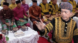 Teks Fhoto : Terlihat Para Bupati yang Hadiri HUT Kota Sungai Penuh