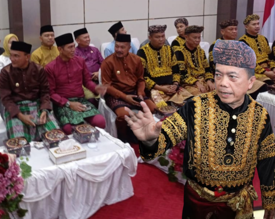 Teks Fhoto : Terlihat Para Bupati yang Hadiri HUT Kota Sungai Penuh