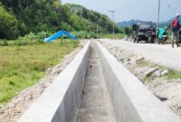 Terlihat salah satu irigasi yang ada di Kabupaten Kerinci