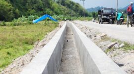 Terlihat salah satu irigasi yang ada di Kabupaten Kerinci