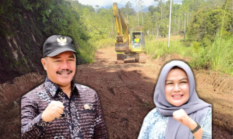 Jalan Renah Pemetik Mulai Dikerjakan, PUPR Kerinci Turunkan Alat