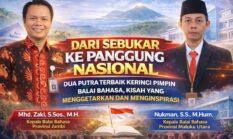 Dari Desa ke Panggung Nasional: Dua Putra Terbaik Sebukar Pimpin Balai Bahasa