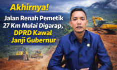 Afuan Yuza Pastikan Jalan Renah Pemetik 27 Km Segera Fungsional