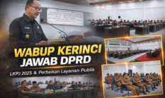 Rapat DPRD, Wabup Murison Jawab DPRD Soal LKPJ 2025
