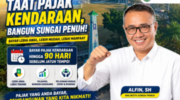 Tingkatkan PAD, Pemkot Sungai Penuh Ajak Warga Taat Pajak Kendaraan Sejak Dini