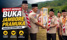 Bupati Monadi Resmi Buka Jambore Pramuka Kwarcab Kerinci 2026