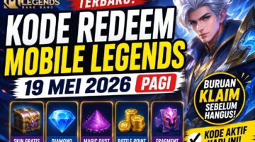 Kode Redeem Mobile Legends Terbaru 19 Mei 2026 Pagi: Buruan Klaim Skin, Diamond, dan Fragment Gratis Sebelum Hangus!