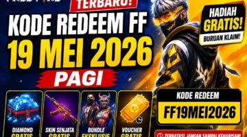 Kode Redeem FF Terbaru 19 Mei 2026 Pagi: Klaim Sekarang, Pemain Free Fire Serbu Hadiah Skin dan Diamond Gratis